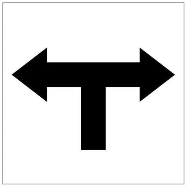 T-nuoli kyltti