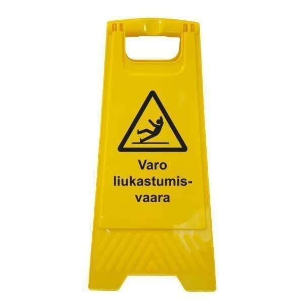 Liukastumisvaara a-teline