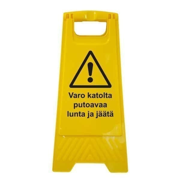 Varo katolta putoavaa lunta-a