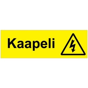 Kaapeli kyltti