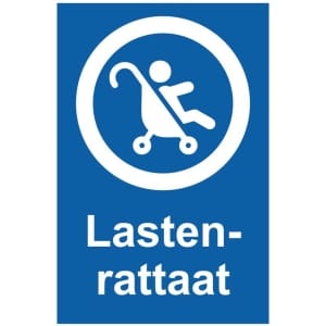 Lastenrattaat kyltti