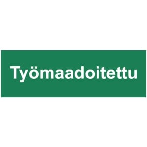 Työmaadoitettu sähköalan kilpi