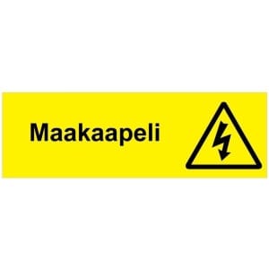 Maakaapeli kyltti