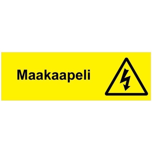 Maakaapeli kyltti