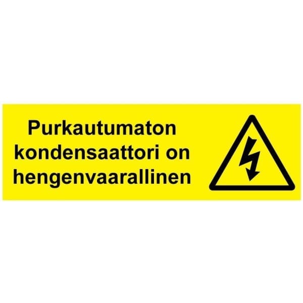 Purkautumaton kondensaattori SK
