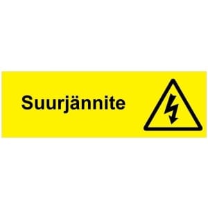 Suurjännite kyltti