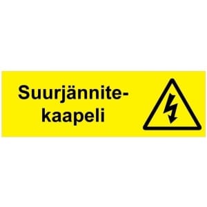 Suurjännitekaapeli kyltti