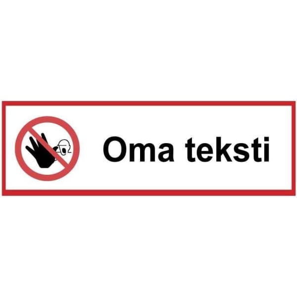 Oma pääsy kielletty vaaka