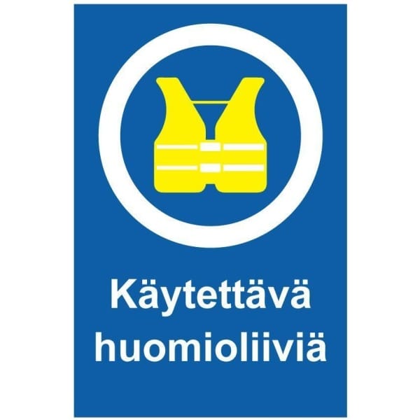 Käytettävä huomioliiviä