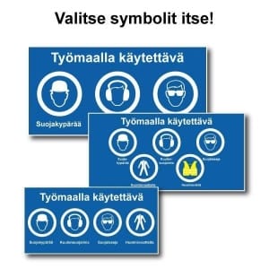 Työmaalla käytettävä
