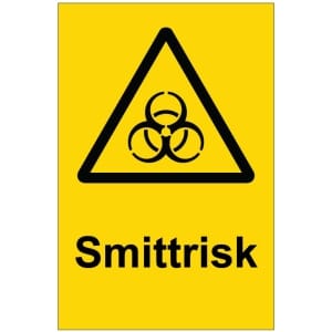 Smittrisk kyltti