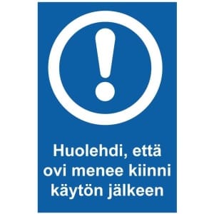 Ovi kiinni