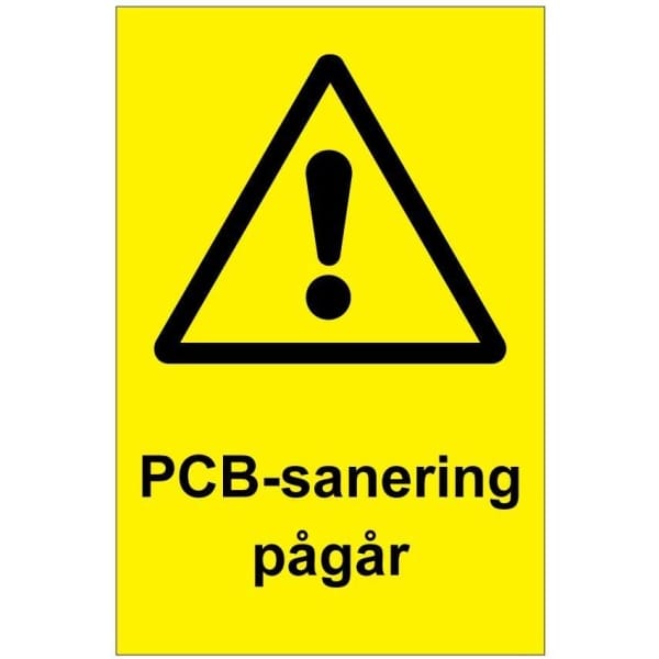 PCB-sanering pågår