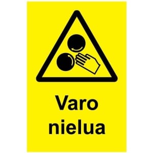 Varo nielua kyltti