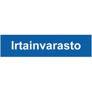 Irtainvarasto kilpi