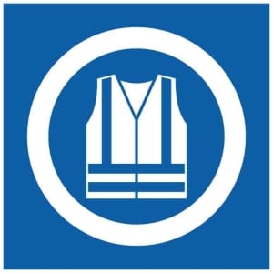 Huomioliivi symboli kyltti