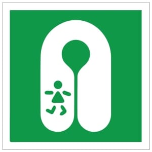 Lasten pelastusliivit IMO jälkivalaiseva kyltti