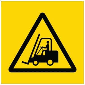 Varo liikennettä symboli kyltti