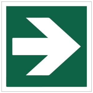 Suuntanuoli - Directional arrow kyltti