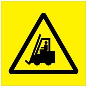 Varo liikennettä symboli kyltti