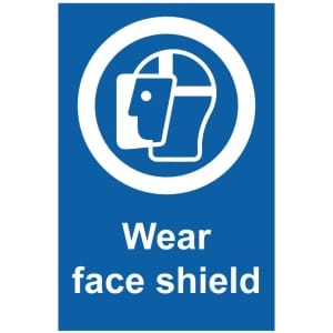 Face shield (b) kyltti