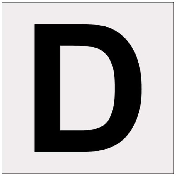 Heijastava kirjain D-0