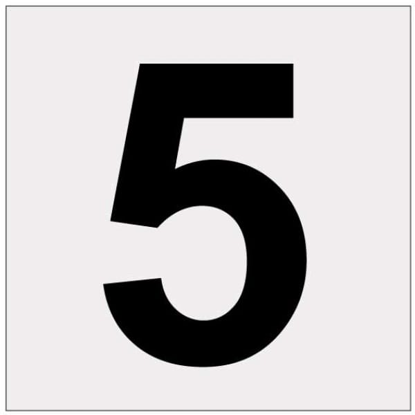 Heijastava numero 5-0