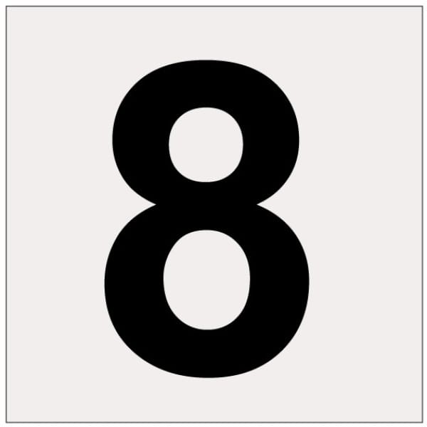 Heijastava numero 8-0