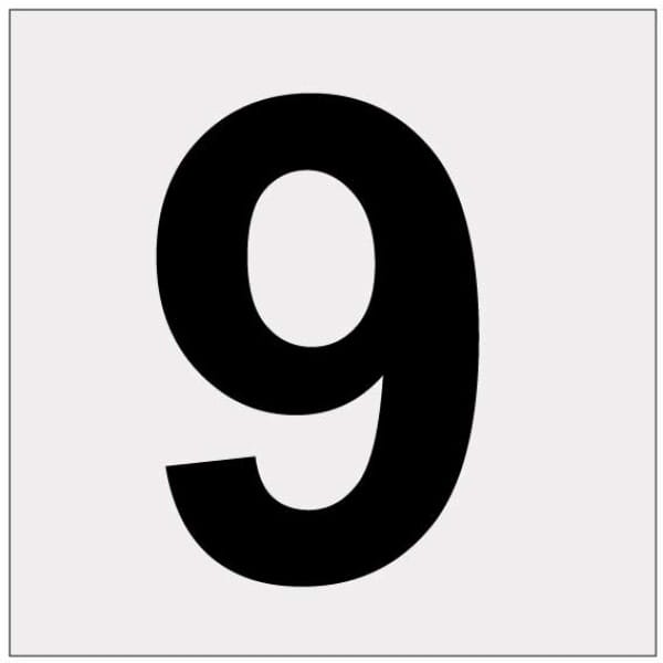 Heijastava numero 9-0