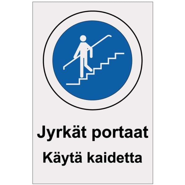 Jyrkät portaat heijastava-0
