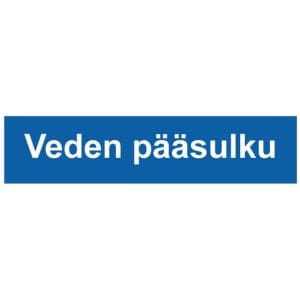 Veden pääsulku-0
