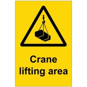 Crane lifting area kyltti
