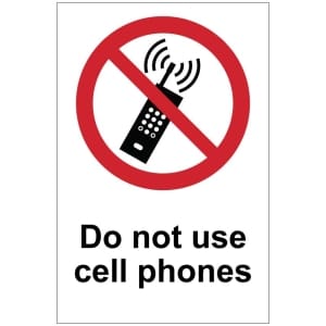 Do not use cell phones (b) kyltti