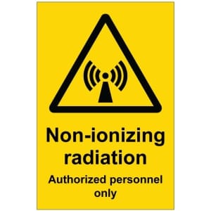 Non-ionizing radiation Authorized personnel only kyltti