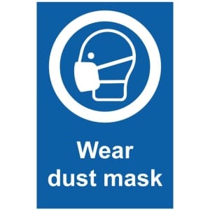 Wear dust mask (b) kyltti