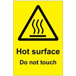Hot surface Do not touch (b)-0