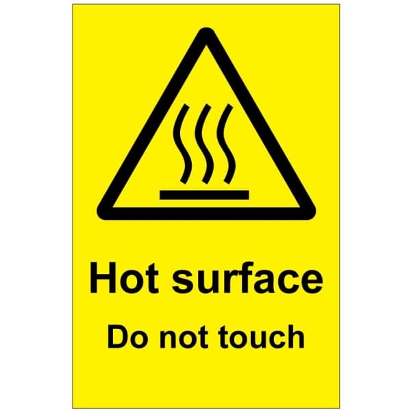 Hot surface Do not touch (b)-0