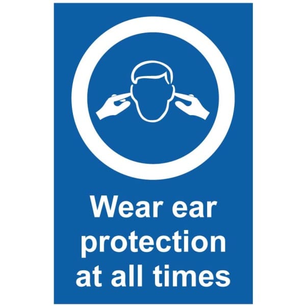 Wear ear protection (b)-0