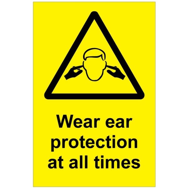 Wear ear protection att all times (b)-0