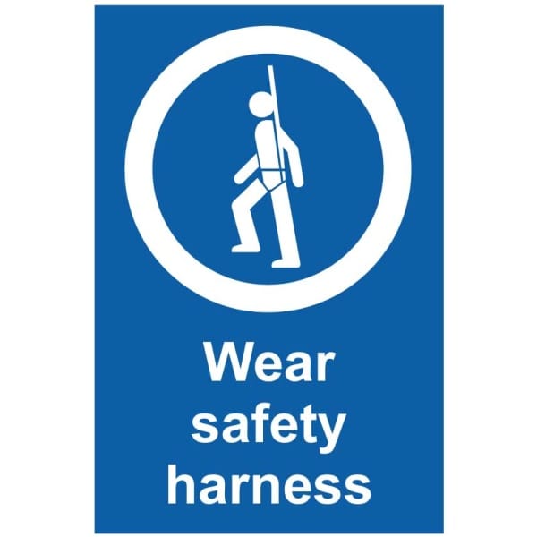 Wear safety harness (b)-0