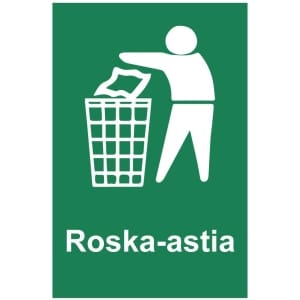 Roska-astia kilpi