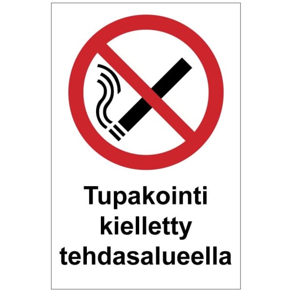 Tupakointi kielletty lte kk