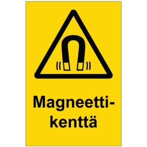 Magneettikenttä magneettinen varoitusmerkki