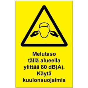Melutaso tällä alueella MAG-0