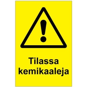 Tilassa kemikaaleja MAG-0