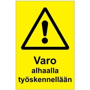 Varo alhaalla työskennellään MAG-0