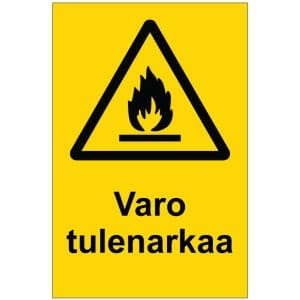 Varo tulenarkaa magneettinen varoitusmerkki