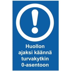 Huollon ajaksi MAG-0