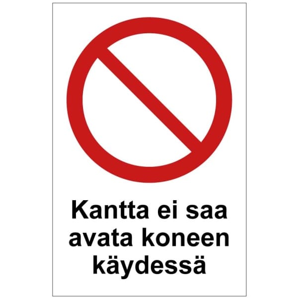 Kantta ei saa avata MAG-0