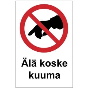 Älä koske kuuma MAG-0